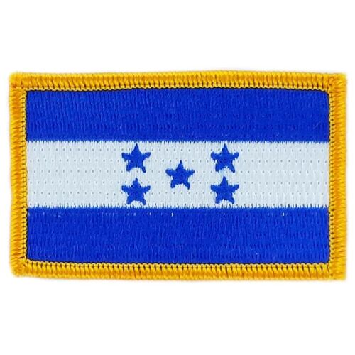 Patch Écusson Brodé Drapeau  Honduras  Thermocollant Patche Insigne Blason