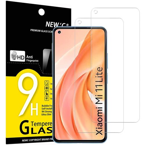 Lot 2 Verre Trempe Xiaomi Mi 11 Lite/Mi 11 Lite 5g Film Protection Ecran Sans Bulles D'air Ultra Resistant 0,33mm Hd Ultra Transparent Durete 9h Glass