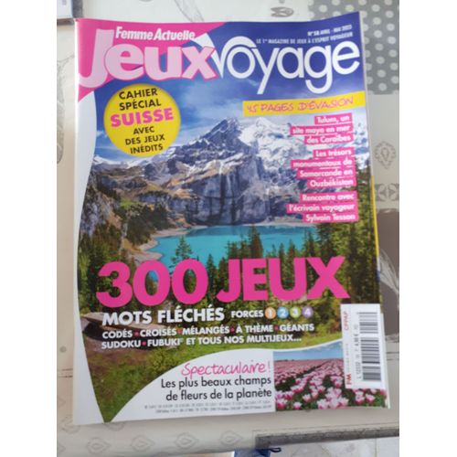 Femme Actuelle Jeux Voyage. N°58 Avril Mai 2023. 300 Jeux.