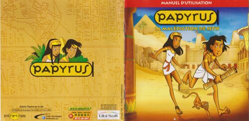 Papyrus Et Sethi - La Malediction De Seth - Dupuis - Manuel D' Utilisastion Cd-Rom