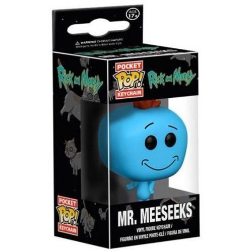 Porte Clé Rick And Morty - Mr Meeseeks Pocket Pop 4cm
