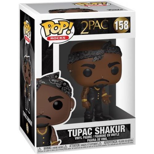 Figurine 2pac - Tupac Shakur Vest With Bandana Pop 10cm