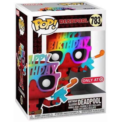 Figurine Funko Pop - Deadpool [Marvel] N°783 - Lunettes D'anniversaire Deadpool (54687)