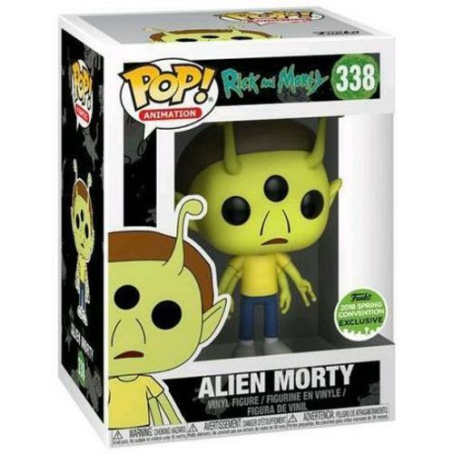 Figurine Pop - Rick Et Morty - Morty Alien Head - Funko Pop N°338