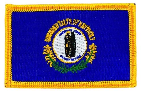 Patch Écusson Brodé Drapeau Kentucky  Thermocollant Usa Americain Etats Unis
