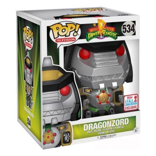 Figurine Power Ranger - Dragonzord Green Oversided Exclu Pop 15cm