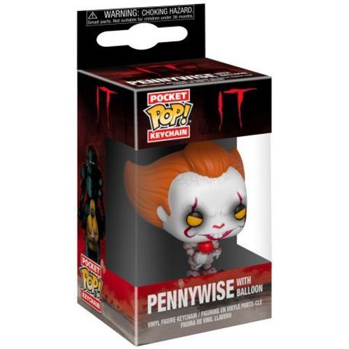 Porte Clé Ca - Pennywise With Balloon Pocket Pop 5cm