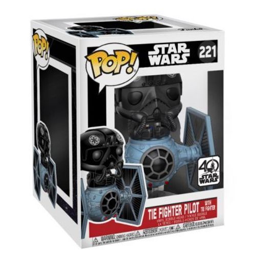 Figurine Pop - Star Wars Classique - Fighter Pilot With Tie Fighter Rides - Funko Pop