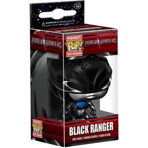 Figurine Power Rangers Movie - Black Rangerpocket Pop 4cm