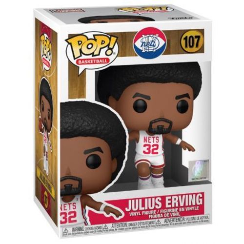 Figurine Funko Pop - Nba N°107 - Julius Erving - Nets (55220)