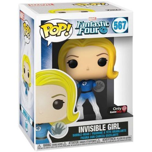 Figurine Funko Pop - Les 4 Fantastiques [Marvel] N°567 - Femme Invisible - Translucide (45005)