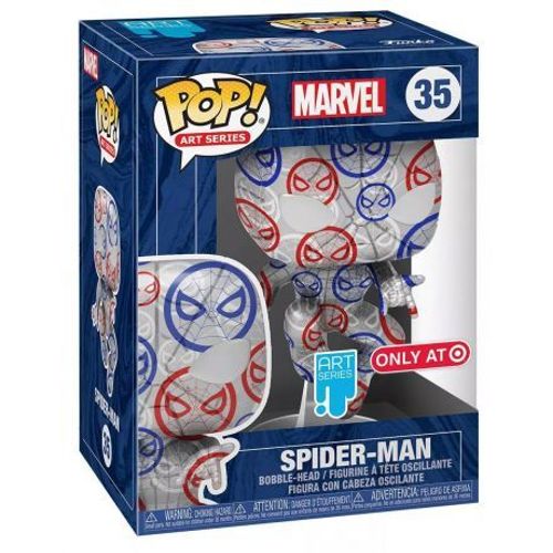 Figurine Funko Pop - Marvel Comics N°35 - Spider-Man - Art Series (56155)