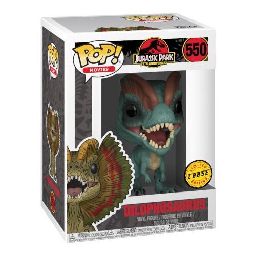 Figurine Jurassic Park - Dilophosaurus Chase Pop 10cm
