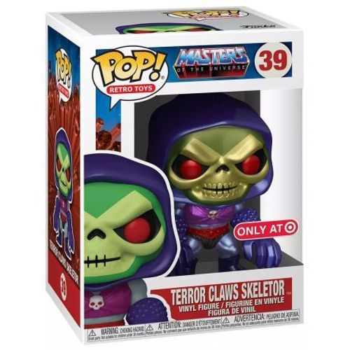 Figurine Funko Pop - Les Maîtres De L'univers N°39 - Skeletor With Terror Claws - Métallique (51440)