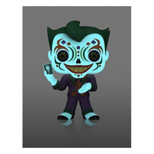 Figurine Funko Pop - Dc Super-Héros - Joker - Dia De Los Dc - Glow In The Dark (58173)