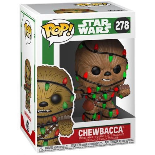 Figurine Pop - Star Wars Noël - Chewbacca - Funko Pop