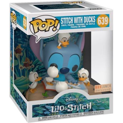 Figurine Funko Pop - Lilo Et Stitch [Disney] N°639 - Stitch Avec Canards - 15 Cm (46374)