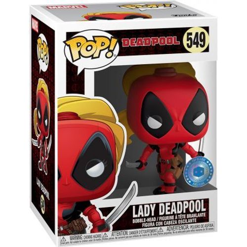 Figurine Funko Pop Bobble Head - Deadpool [Marvel] N°549 - Lady Deadpool (44333)