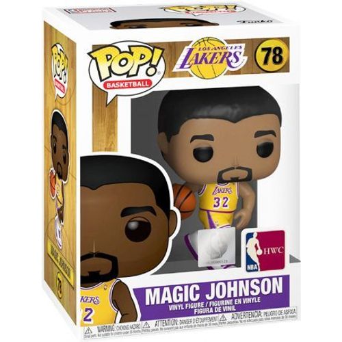 Figurine Funko Pop - Magic Johnson (Lakers Home) - Nba Legends - Pop Legends - Fu47908