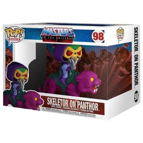 Figurine Funko Pop - Les Maîtres De L'univers N°98 - Skeletor Sur Panthère (51458)