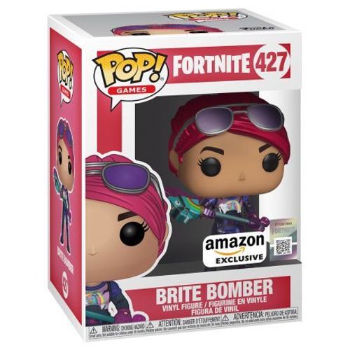 Figurine Funko Pop [Exclusive] Fortnite : Brite Bomber (Metallic) [427]