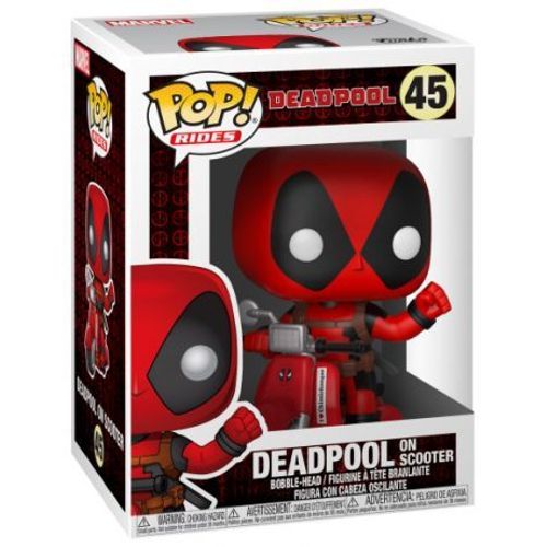 Deadpool - Bobble Head Pop Ride N° Xxx - Deadpool And Scooter