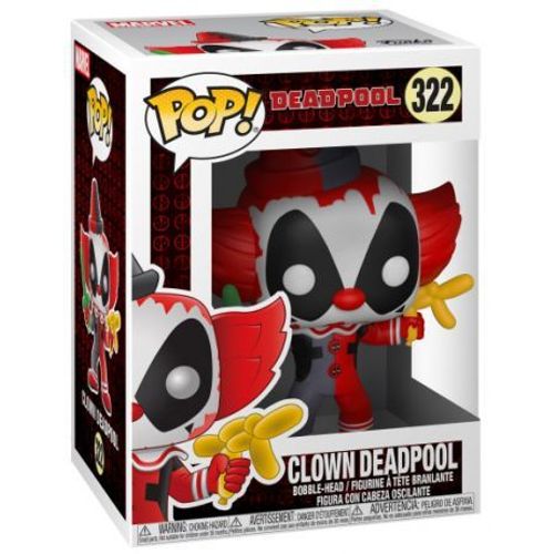 Figurine Pop - Marvel Deadpool - Deadpool Clown - Funko Pop