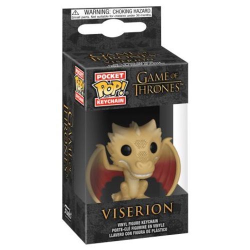 Game Of Thrones - Porte-Clés Pocket Pop! Regular Viserion 4 Cm