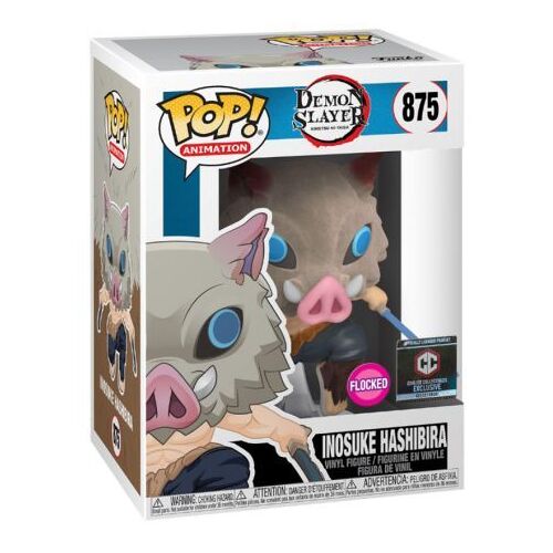 Figurine Funko Pop - Demon Slayer N°875 - Inosuke Hashibira - Flocked (40621)