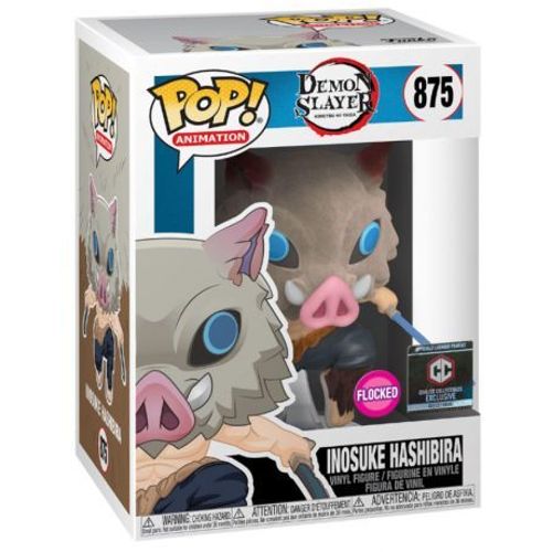 Figurine Funko Pop - Demon Slayer N°875 - Inosuke Hashibira - Flocked (40621)