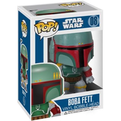 Figurine Pop - Star Wars Classique - Boba Fett - Funko Pop N°8