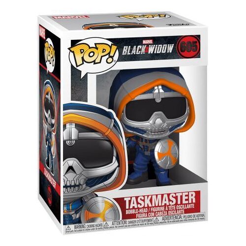 Black Widow - Figurine Pop! Taskmaster W/ Shield 9 Cm
