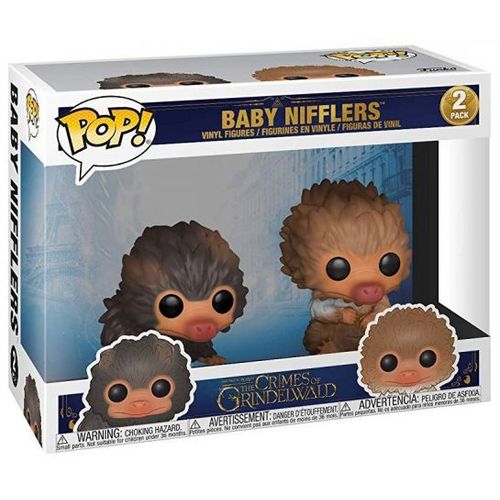 Les Animaux Fantastiques 2 Pack 2 Figurines Pop! Movies Vinyl Baby Nifflers 9 Cm