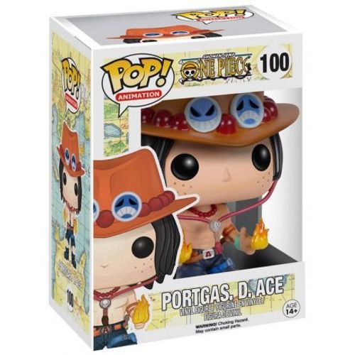 Figurine Pop - One Piece - Portgas D.Ace - Funko Pop N°100