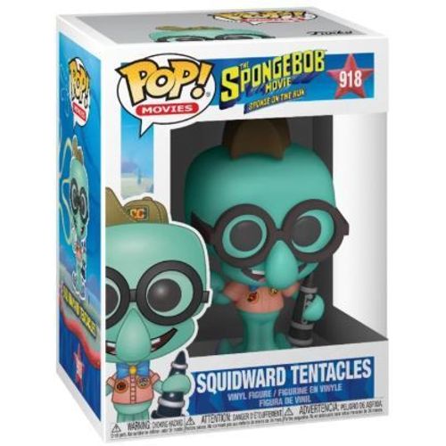 Figurine Bob L'eponge Le Film - Squidward Tentacles In Camping Gear Pop 10cm