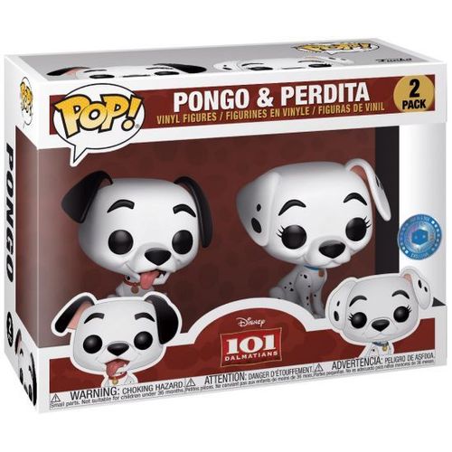 Figurine Funko Pop - Les 101 Dalmatiens [Disney] - Pongo & Perdita - 2 Pack (34516)