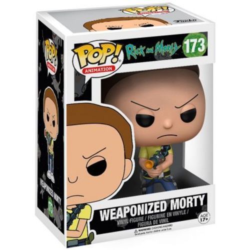 Figurine Pop - Rick Et Morty - Morty Weaponized - Funko Pop