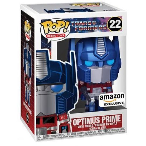 Figurine Funko Pop - Transformers N°22 - Optimus Prime Métallique (51729)