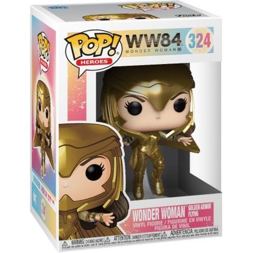 Figurine Pop! Wonder Woman Or Volant Métallique - Wonder Woman 1984