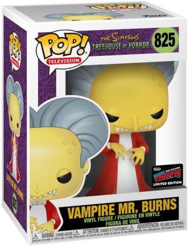 Figurine Funko Pop - Les Simpson N°825 - Mr. Burns Le Vampire (39729)