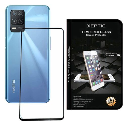 Protection D'écran En Verre Trempé Full Cover Noir Oppo Realme 8 4g / Realme 8 Pro - Tempered Glass Screen Protector/Films Vitre Protecteur Smartphone 2021 - Accessoires