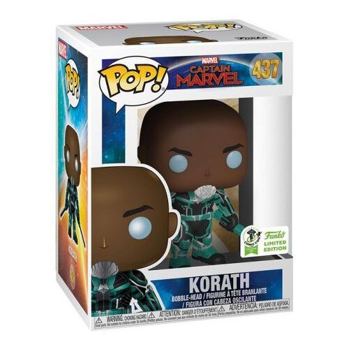 Captain Marvel Korath Starforce Pop! Vinyl Figure + Pop Protector