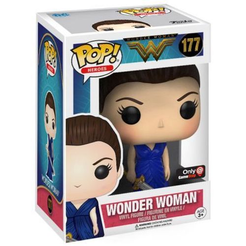 Figurine Pop - Wonder Woman - Wonder Woman Blue Dress - Funko Pop