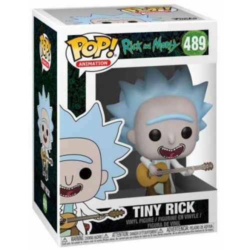 Figurine Rick And Morty - Tiny Rick With Guitar Exclusive Pop 10cm
