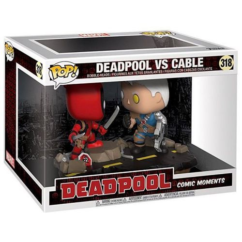 Figurine Pop - Deadpool - Movie Moments Deadpool Vs Cable - Funko Pop