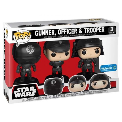 Figurine Pop - Star Wars Classique - Pack Gunner Officer Trooper - Funko Pop