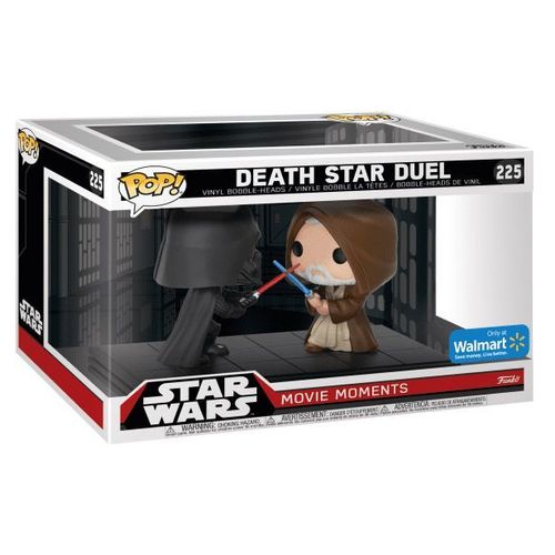 Figurine Pop - Star Wars Classique - Movie Moments Death Star Duel Ben Kenobi &  Darth Vader - Funko Pop