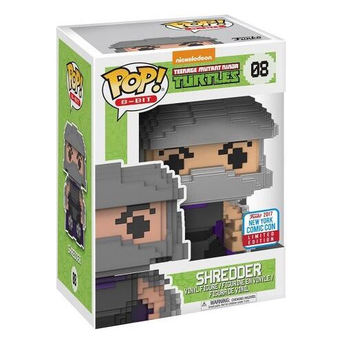 Figurine Pop - Tortues Ninja - Shredder 8-Bit - Funko Pop