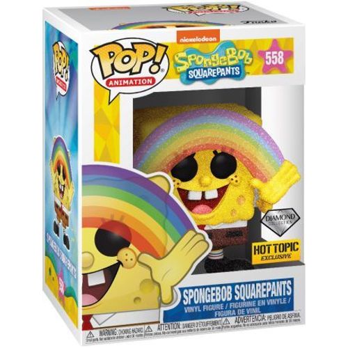 Figurine Funko Pop - Bob L'eponge N°558 - Bob L?Éponge - Pailleté (47062)
