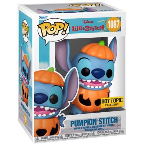Figurine Funko Pop - Lilo Et Stitch [Disney] N°1087 - Citrouille Stitch (58184)